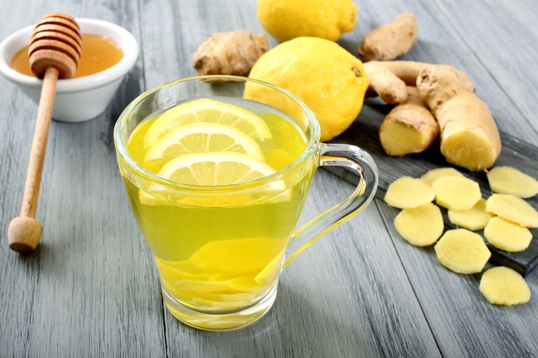 lemon ginger tea for potency